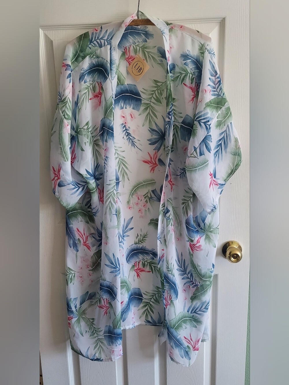 Comfy and Pretty Open Floral Cover-up
